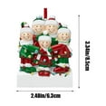 thumbnail image 3 of Uutvmp Personalized Christmas Ornaments, Christmas DIY Name Hanging Pendant,Custom Ornaments Family of Christmas Ornament Customized Family Ornaments for Christmas Tree Decorations, 3 of 6