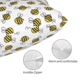 thumbnail image 3 of Balery Cute Little Bee Funda de Cojín Estampada, Regalos para Mujeres, Regalos de Amor para Ella, Regalos para Novia o Esposa, Funda de Almohada-14"x20", 3 of 6