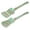 Mint, variant on Island Bamboo Pakkawood Guitar Spoon and Spatula, Set of 2, Rainbow
