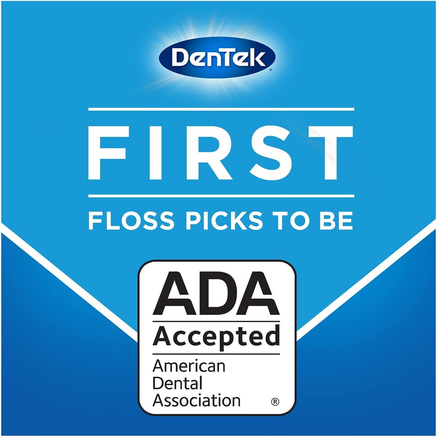 DenTek Comfort Clean Sensitive Gums Floss Picks, Soft & Silky Ribbon, 150 Count, - 6 Pack