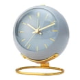 thumbnail image 2 of Reloj De Escritorio, Reloj Despertador Redondo Simple, Ligero Portátil De Metal Para Oficina Para Dormitorio, 2 of 7