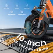 ZVOFB Electric Scooter for Adults 1000W Off Road,28MPH 28 Miles Range,,330lbs Load,APP Control,Adjustable Handlebar Height,All-Terrain Folding E-Scooter E3S