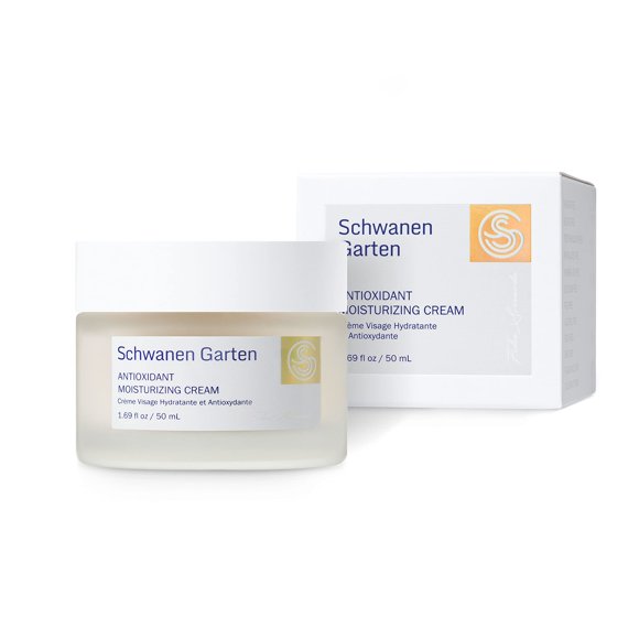 Schwanen Garten Crema Hidratante 1.69oz / 50ml - Hidratante ligero para el día Ingredientes cultivados orgánicamente y seleccionados a mano SG Fuente de antioxidantes Vegano Belleza limpia Cuidado de