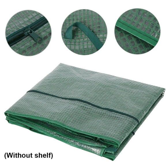 Adifare 4 Tier Greenhouse Cover Garden Walk-in Greenhouse Replacement Plant Covers 70 X 50 X 160 Cm/27.55 * 19.68 * 62.99 In (Not Include Iron Shelf)