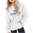 thumbnail image 2 of Girls Hooded Sweatshirts Hoodie With Pockets Casual Oversized Long Sleeve Pullover Tops Winter Preppy Sweatshirts Cute Hoodies For Teen Girls Baggy Sweatshirt With Hood White 7-8 Years, 2 of 5