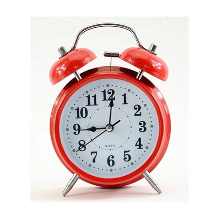 DESIGNICE 2026 New Alarm Clock Retro Double Bell Alarm Clock for Bedrooms Table Clock with Silent