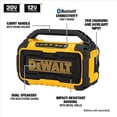 thumbnail image 2 of Bocina Portatil DeWalt DCR010 Bluetooth 20V 100ft -Amarillo, 2 of 3