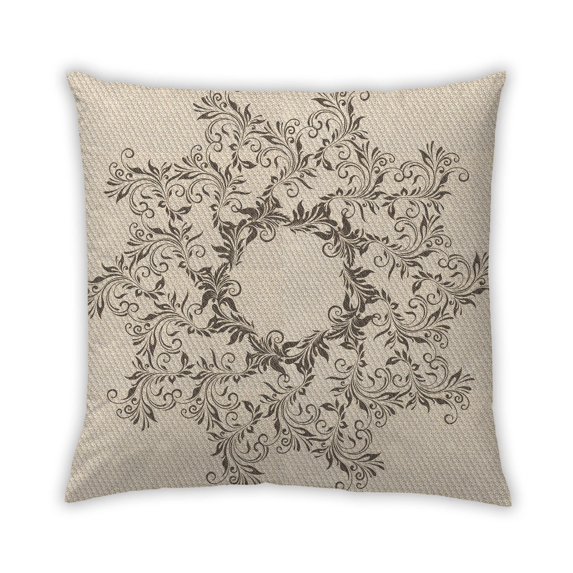 Ahgly Company Outdoor Square Contemporary Throw Pillow, 18 inch by 18 inch