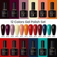 thumbnail image 2 of BORN PRETTY 10ml Gel Nail Polish Set Manicure Red Series Nail Gel Polish Semi Permanent UV LED Soak Off UV Gel Varnish Nail Kits Gong Bohan LED, 2 of 2