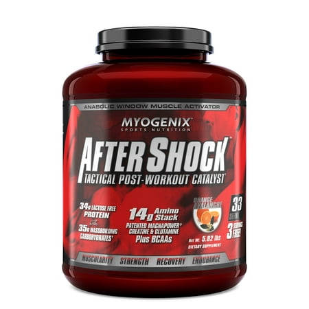 Myogenix Aftershock, Orange Avalanche, 5.82Lb