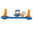 thumbnail image 4 of Pool Volleyball Set, Inflatable Basketball Set Leak Free Adjustable Volleyball Court  For Teens For Family Events For Birthday Parties, 4 of 8
