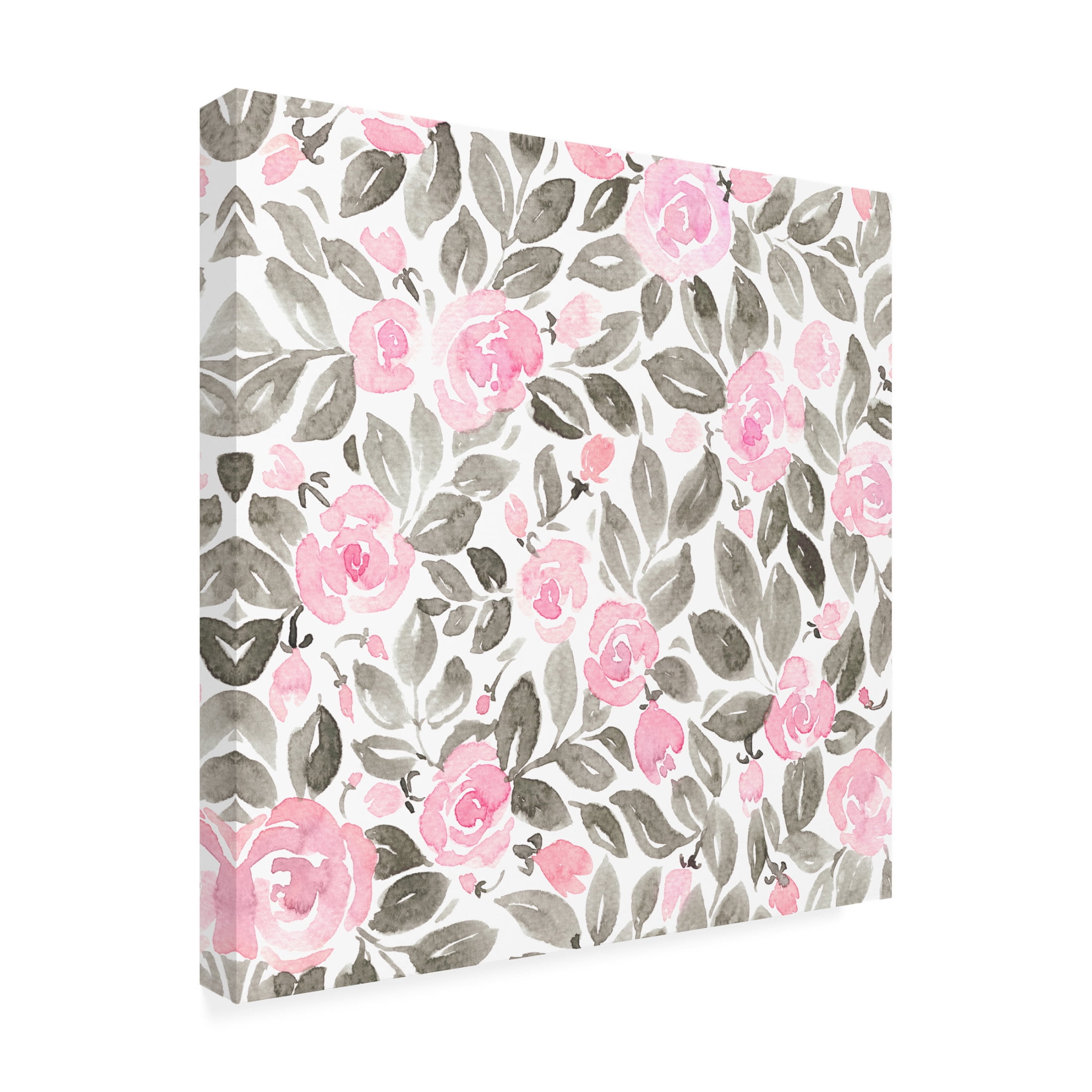 Trademark Fine Art Rosana Laiz Blursbyai Miriam flowers in pink Canvas Wall Art