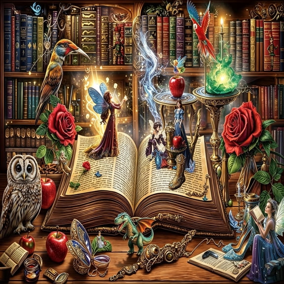 BESTSKY Magic Book Jigsaw Puzzles,1000 Piece Puzzle for Adults,Family Puzzles Game,Fun Relaxing Challenging,Interlock Perfectly No Dust,Home Wall Decor,Gifts for Birthday Father'S Day