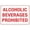 Warning Sign 3, variant on Alcoholic Beverages Prohibited Sign 12 x 8 Inches - Rustproof Aluminum, Multicolor, Indoor Outdoor Home, Business, Public Area