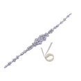 thumbnail image 1 of Cinturón de novia jinwen Accesorios de joyería Hecho a mano Rhinestone con Foto Prop Faja nupcial blanco, 1 of 4