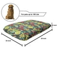 thumbnail image 2 of Garden Art Pet Bed, Hand Drawn Style Colorful Bedding Plants Roses and Wildflowers with Little Dots, Resistant Pad for Dogs and Cats Cushion with Removable Cover, 24" x 39", Multicolor, by Ambesonne, 2 of 4