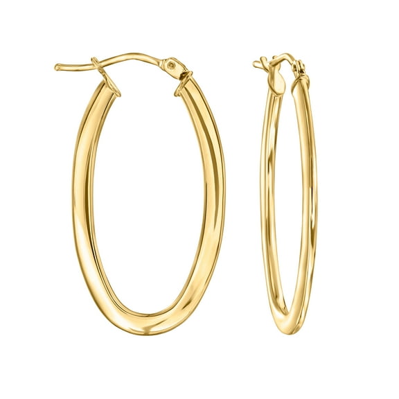 Ross-Simons Italian 14kt Yellow Gold Oval Hoop Earrings, Women's, Adult
