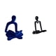 thumbnail image 1 of Figura de pensador abstracto de resina, escultura humana, diseño hueco, adorno de escritorio coleccionable, ideal para regalar y decorar el hogar., 1 of 8