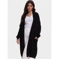 thumbnail image 5 of Women's Casual Long Cardigan Sweater - Open Front Lightweight Coat - Long Sleeve Knit Cover-Up, 5 of 6