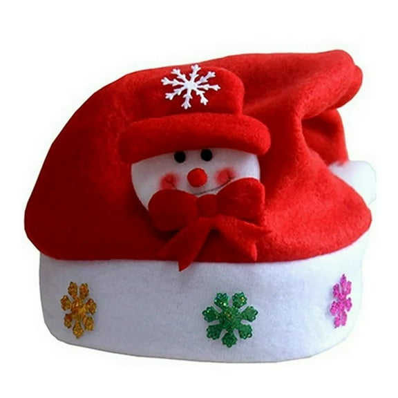 Jierger Christmas Red Hat for Adult and Kids Children LED Caps Unisex Holiday Hat for Christmas Snowman Santa Green L for Christmas Thanksgiving Holiday New Year Party Decoration