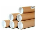 thumbnail image 2 of Cardboard Shipping Tubes 2x20 Inch - 10 Pack Mailing Tubes with Caps - 3 Ply Spiral Wound Tubes for Posters, Documents, Artwork - Recyclable Paper Tubes, 2 of 2