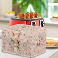 thumbnail image 3 of TSOVTHRID Rabbit Bunny Rose Dais Print 2 Slice Toaster Cover Kitchen Bakeware Protector, Keep Toaster Free From Dust And Fingerprint Oven Dustproof Cover Easter Decoration, 3 of 8
