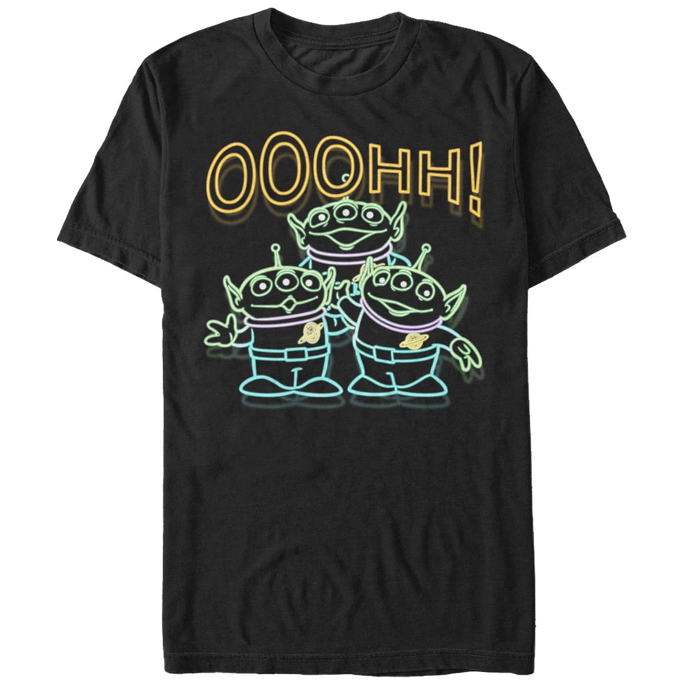 Disney Pixar Toy Story - Men's Toy Story Squeeze Toy Aliens T-Shirt Black Small - Walmart.com