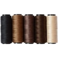thumbnail image 1 of 5 Rolls Sewing Threads Using for Hand Sewing,Hair Extensions,Making Wigs DIY and So On (Black,Brown,Dark Brown,Beige,Khaki), 1 of 3