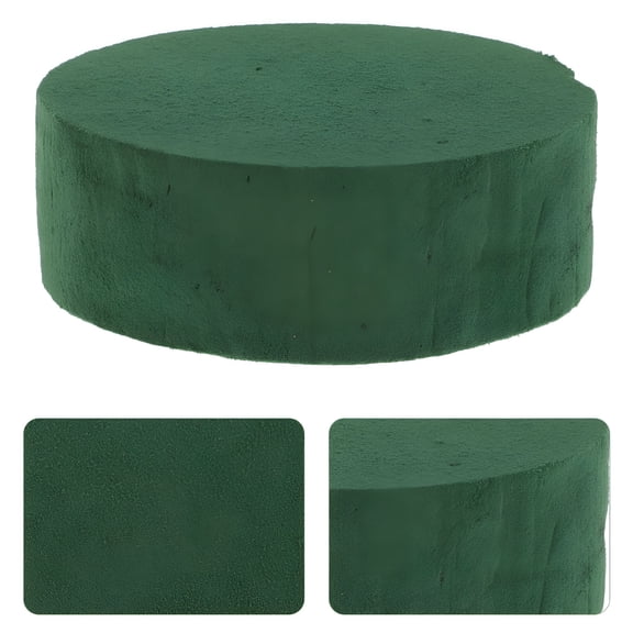 ACDANC Set of 4 Round Floral Foam Blocks Green Flower Foam for Florists