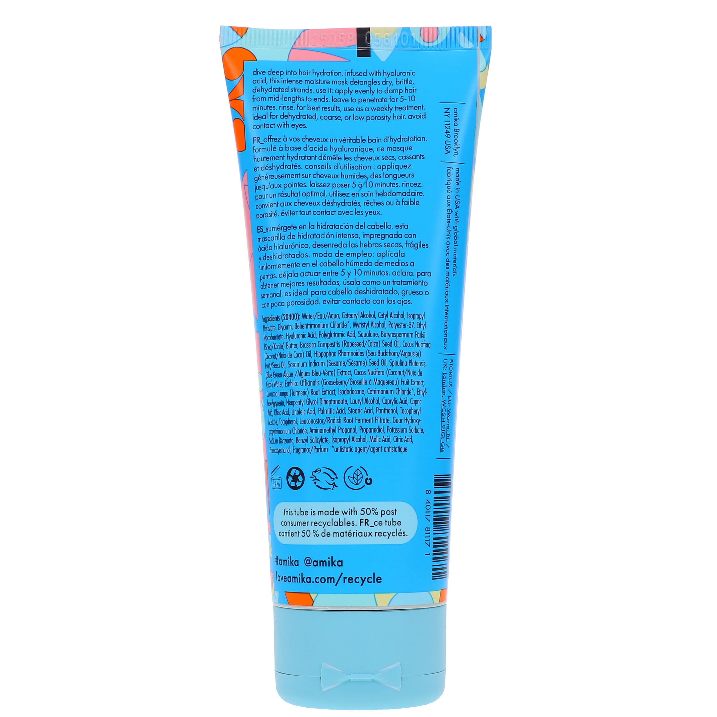 Amika Hydro Rush Intense Moisture Mask 3.3 oz