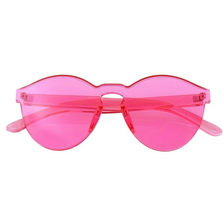 Emblem Eyewear -   Womens Round Transparent Candy Sunglasses Sun Shades Men Luxury 8 Colors