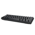thumbnail image 4 of HXSJ Teclado para Juegos 61 Teclas RGB retroiluminado portátil Tres Modos Teclado mecánico ergonómico inalámbrico para Oficina en casa Negro, 4 of 5