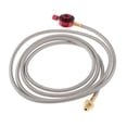 thumbnail image 1 of Conjunto de reguladora de propano Zulema ajustable de 78 pulgadas Manguera adaptadora de gas para estufa, 1 of 8