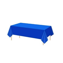Disposable Peva Thickened Rectangular Tablecloth For Parties And Daily Use, 54 X 108 Inches Fits 8Ft Long Tables And Various Table Shapes Like Folding Buffets Outdoor