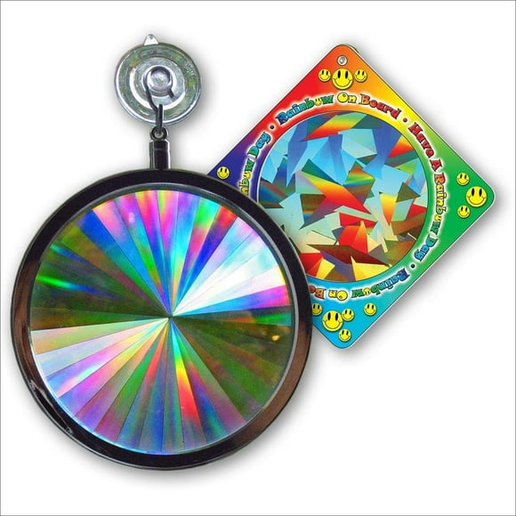 Suncatcher - Axicon Rainbow Window - Includes Bonus Rainbow on Board Sun Catcher