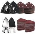 thumbnail image 1 of Kit de almohadillas de lijado LEILUO, 127 unidades, oscilantes, 93 mm, 1 of 7