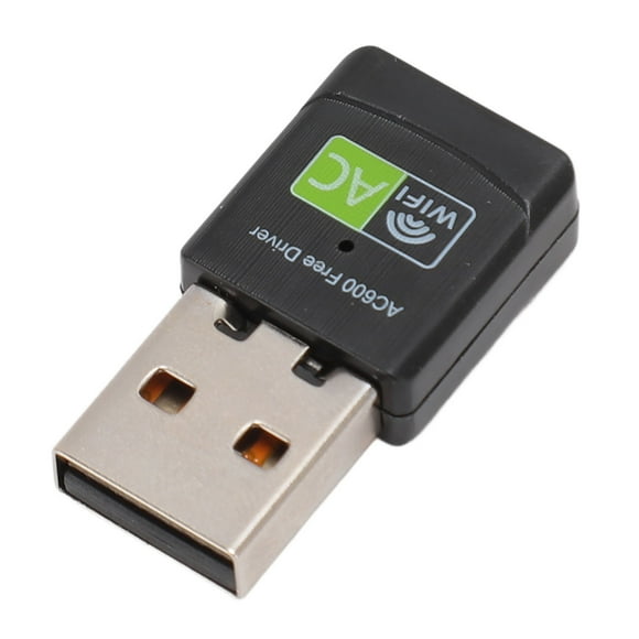 Wireless Adapter, RTL8811CU Chipset 600Mbps USB WiFi Adapter Secure Connection Support AP Mode Driver Free for Linux for Desktop