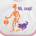 thumbnail image 4 of Inktastic Oh, Snap Skeleton Boys or Girls Baby Bib, 4 of 4