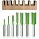 thumbnail image 1 of Fresas Fresas rectas para 7 piezas Vástago de 6 mm Madera recta Carburo de tungsteno Carpintería Cuchillos rectos Fresas de madera de flauta doble simple 3 mm 4 mm 5 mm 6 mm 8 mm 10 mm 12 mm Ormromra BST3055944, 1 of 5