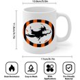 thumbnail image 3 of White Mug Happy Halloween Pumpkins Night Ceramic Cup Pumpkins Yellow Coffee Mug Mockup Ceramic Coffee Mug Mock Coworker Gift for Women and Men 11oz, 3 of 5