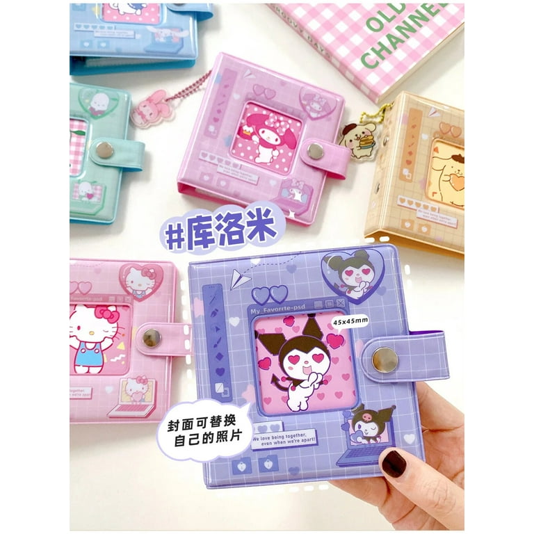 Kawaii Sanrio Anime Mini Photo Album Hello Kitty Kuromi My Melody