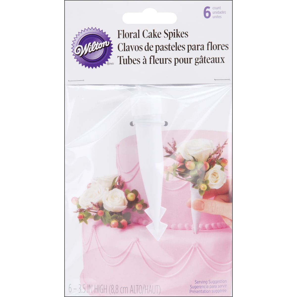 Wilton Floral Cake Spikes Set, 6 ct. 2058501