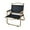 Black Khaki Small, variant on jinwen Camping Folding Chair Portable Outdoor Furniture Armchair for Hunting Beach Black Large