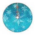 thumbnail image 1 of Fotbe Christmas Snow Pattern Christmas Tree Skirt, Tree Skirts Plush Christmas Decorations, Christmas Tree Skirts Xmas Decorations Holiday Party Decor-30", 1 of 6