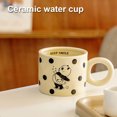 thumbnail image 3 of Taza de panda de 450ml, taza de silicona de alto valor con tapa, taza de agua de cerámica para niña, 3 of 5