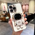 thumbnail image 1 of Funda MOTO G42 G13 G22 G52 G60S G53 G23 G50 2021 Funda Borde recto 90 ° soporte del astronauta para evitar caer la carcasa del teléfono móvil, 1 of 4