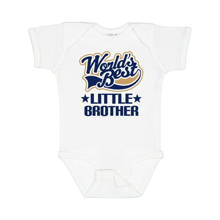 

Inktastic Little Brother Worlds Best Gift Baby Boy Bodysuit