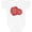 AA-White, variant on Inktastic Red Poppy Flowers Boys or Girls Baby Bodysuit