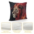 thumbnail image 4 of Orinice Lion Stars Graphic Decorative Throw Pillow Cover for Home Couch Living Room Bed Sofa - High-Quality Pillowcase 1PC 12x12in, 4 of 5