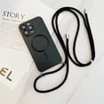 thumbnail image 3 of Crossbody Lanyard Magnetic Case For iPhone 15 14 13 12 11 Pro Max Plus X XS XR For Magsafe Soft TPU Camera Protection Cover, 3 of 5